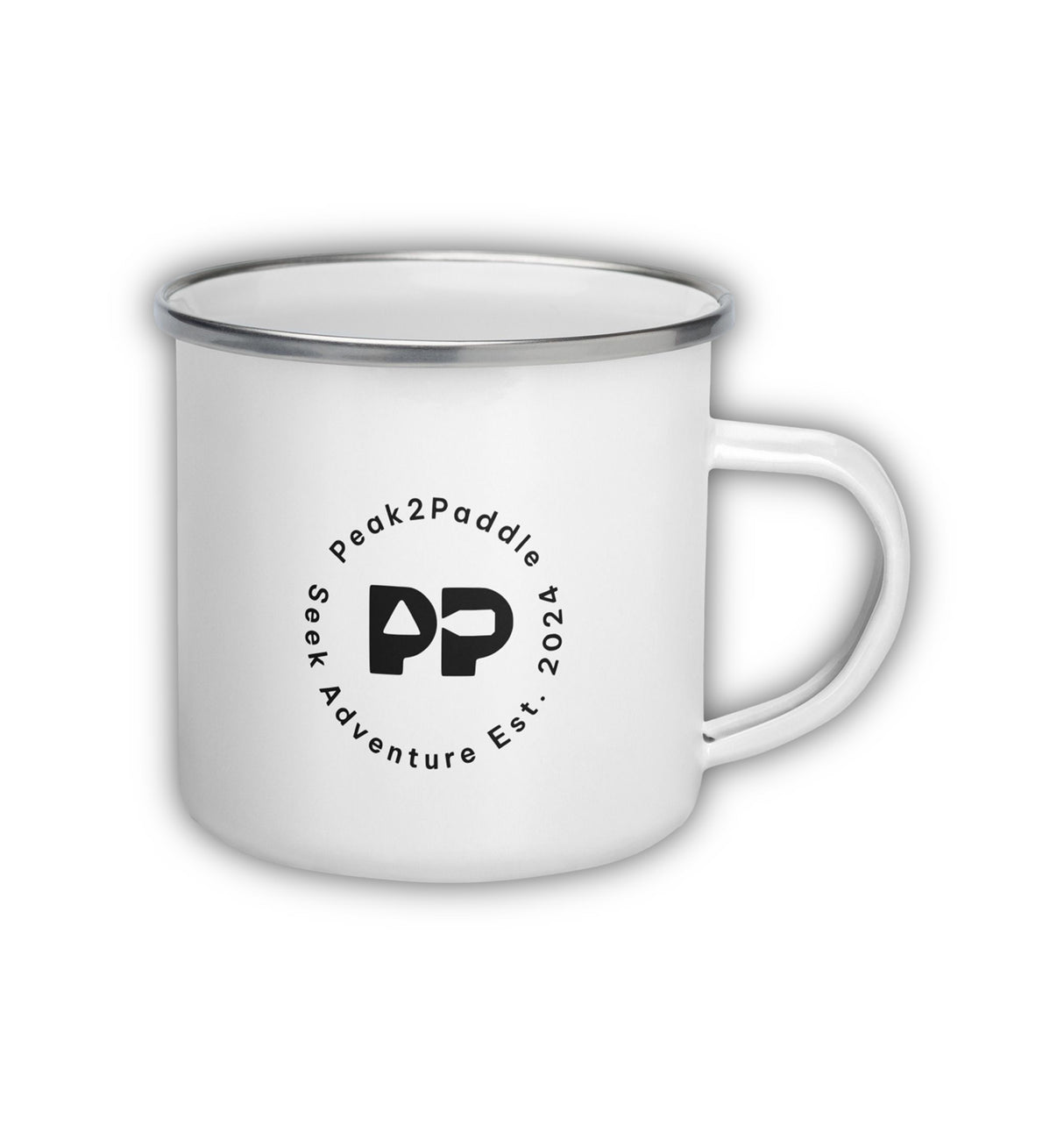 Peak2Paddle Enamel Mug