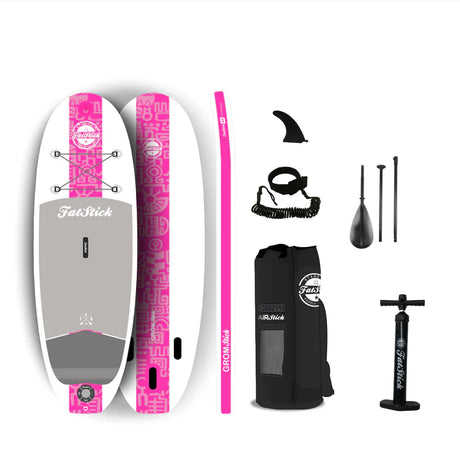 Kids 7’6 GromStick Inflatable Stand Up Paddle Board Package | Childs