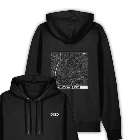 organic, find your line, hoodie, peak 2 paddle